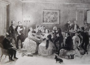 Приятное семейство. Иллюстрация к произведению М.Е.Салтыкова-Щедрина «Губернские очерки»