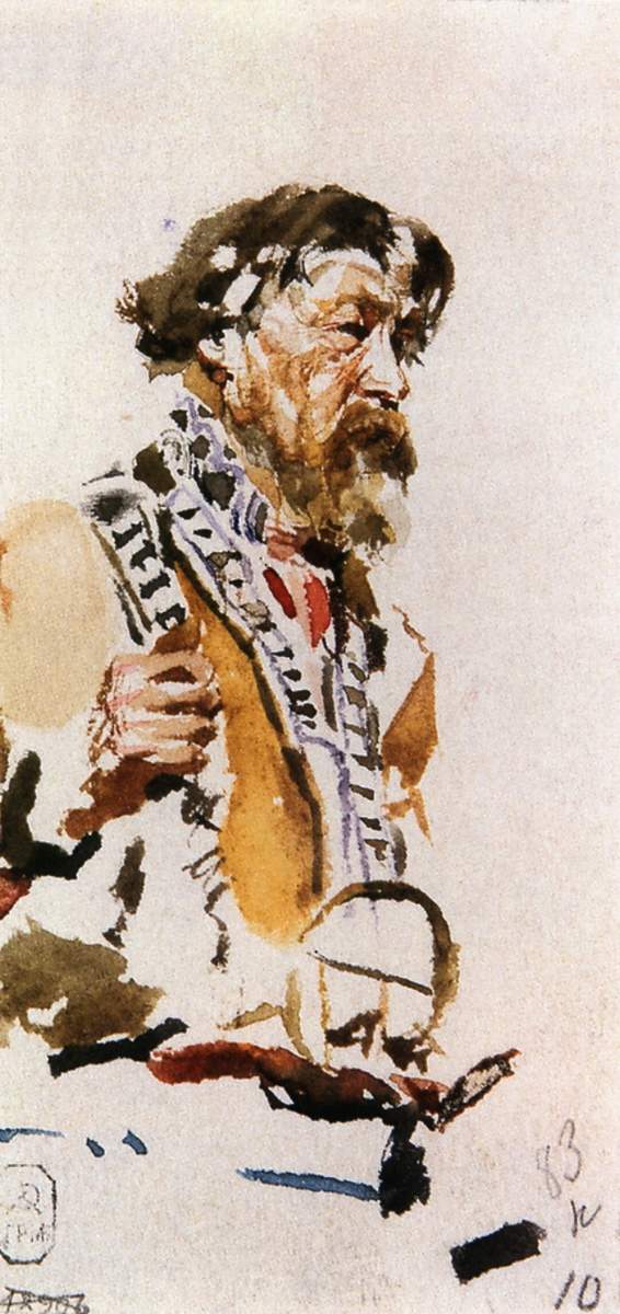 Натурщик в карельском костюме - Виртуальный Pусский музей