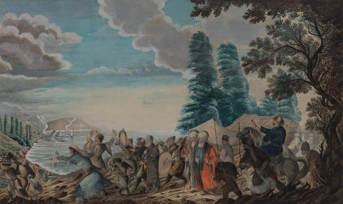 Татарская свадьба, Айвазовский Иван Константинович, 1833