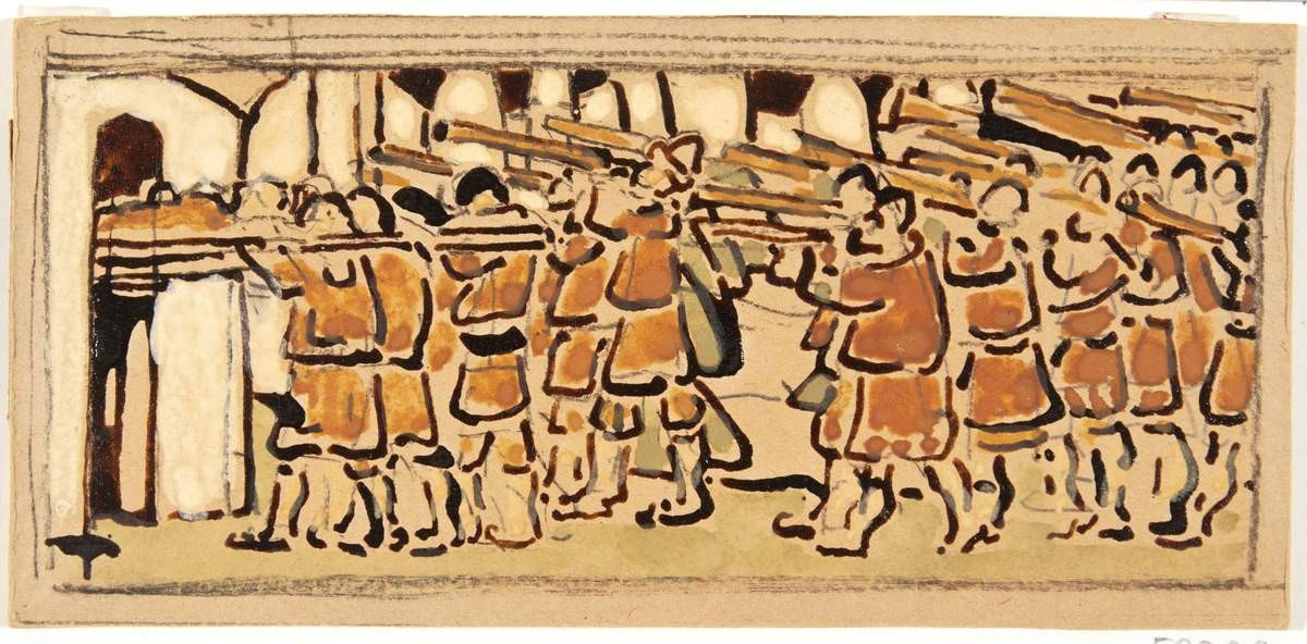 На приступ, Nicholas Roerich, mid-1900s
