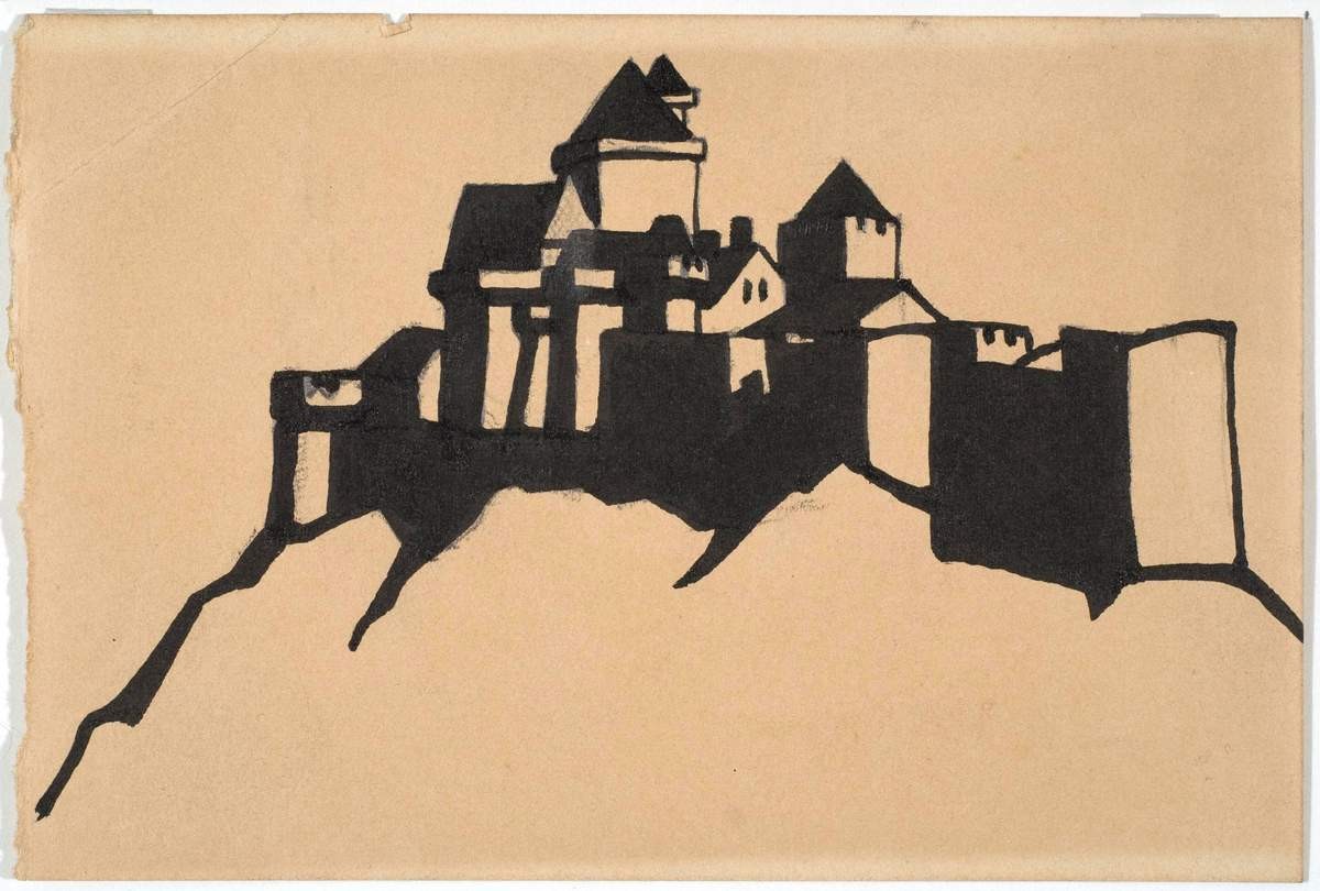 Замок, Nicholas Roerich, early 1900s