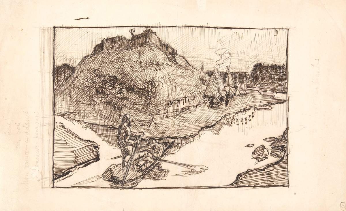 Гонец (Восстал род на род), Nicholas Roerich, 1890s