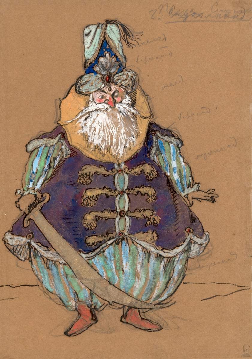 Паша, Alexandre Benois, 1907