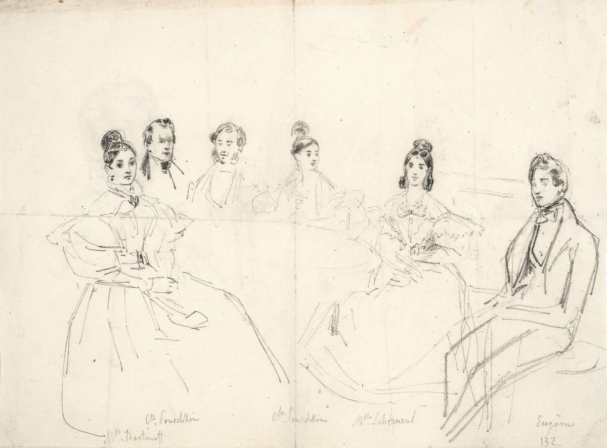 А. С. Пушкин в кругу знакомых, Grigory Gagarin, late 1832 (?)