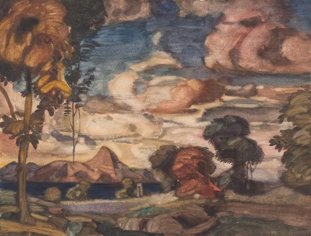 Пейзаж, Konstantin Bogaevsky, 1910s