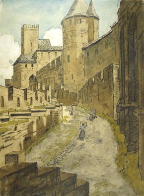 Каркассонн. Porte d' Aude
