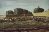 Баку. Цистерны