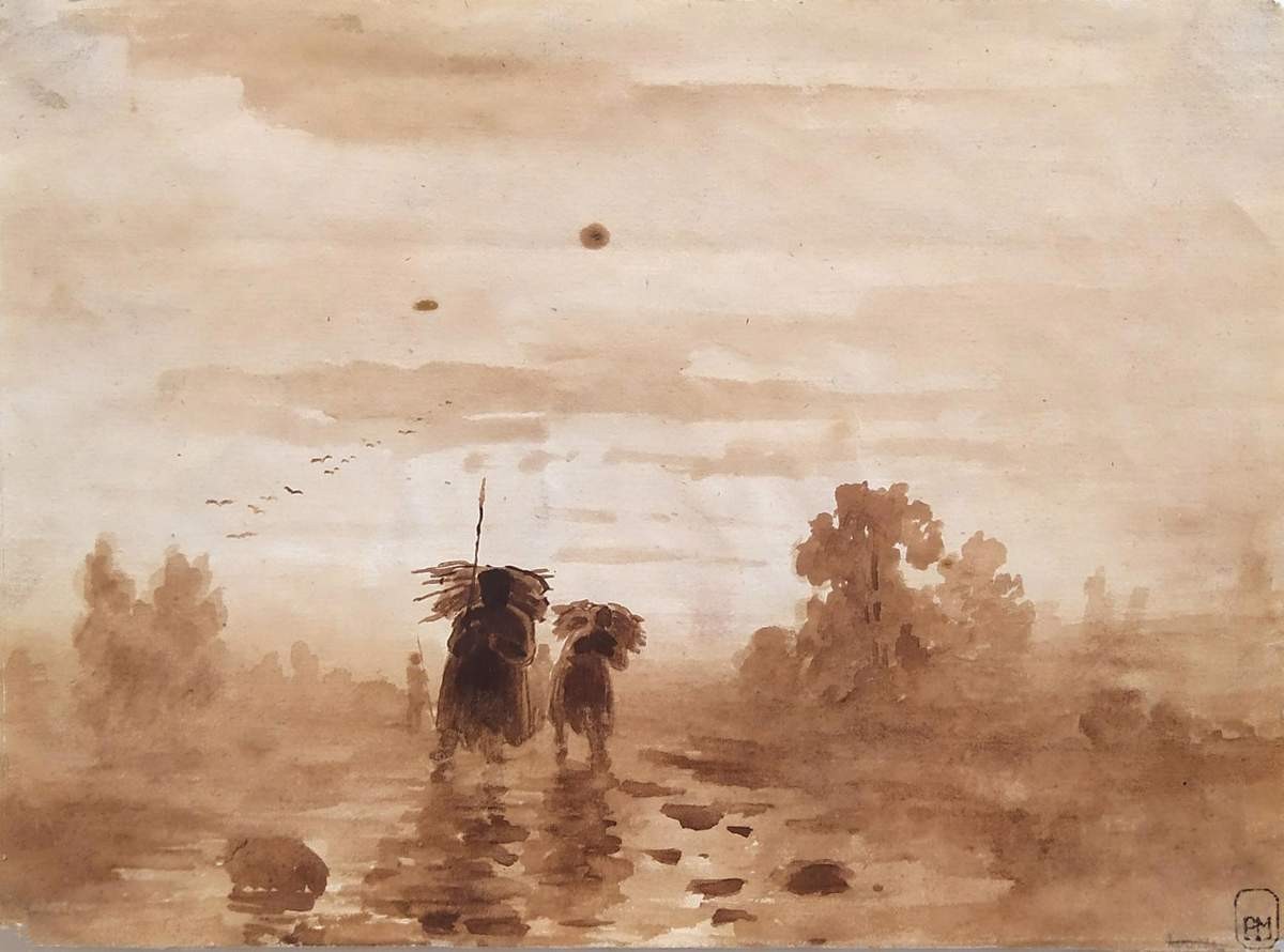 Проселочная дорога после дождя, Fyodor Vasilyev, 1867-1869