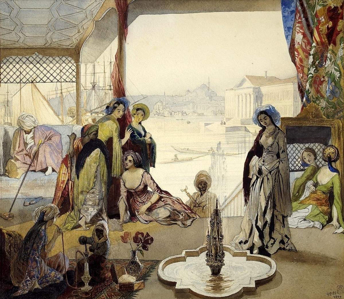 Гарем, Grigory Gagarin, 1835–1836