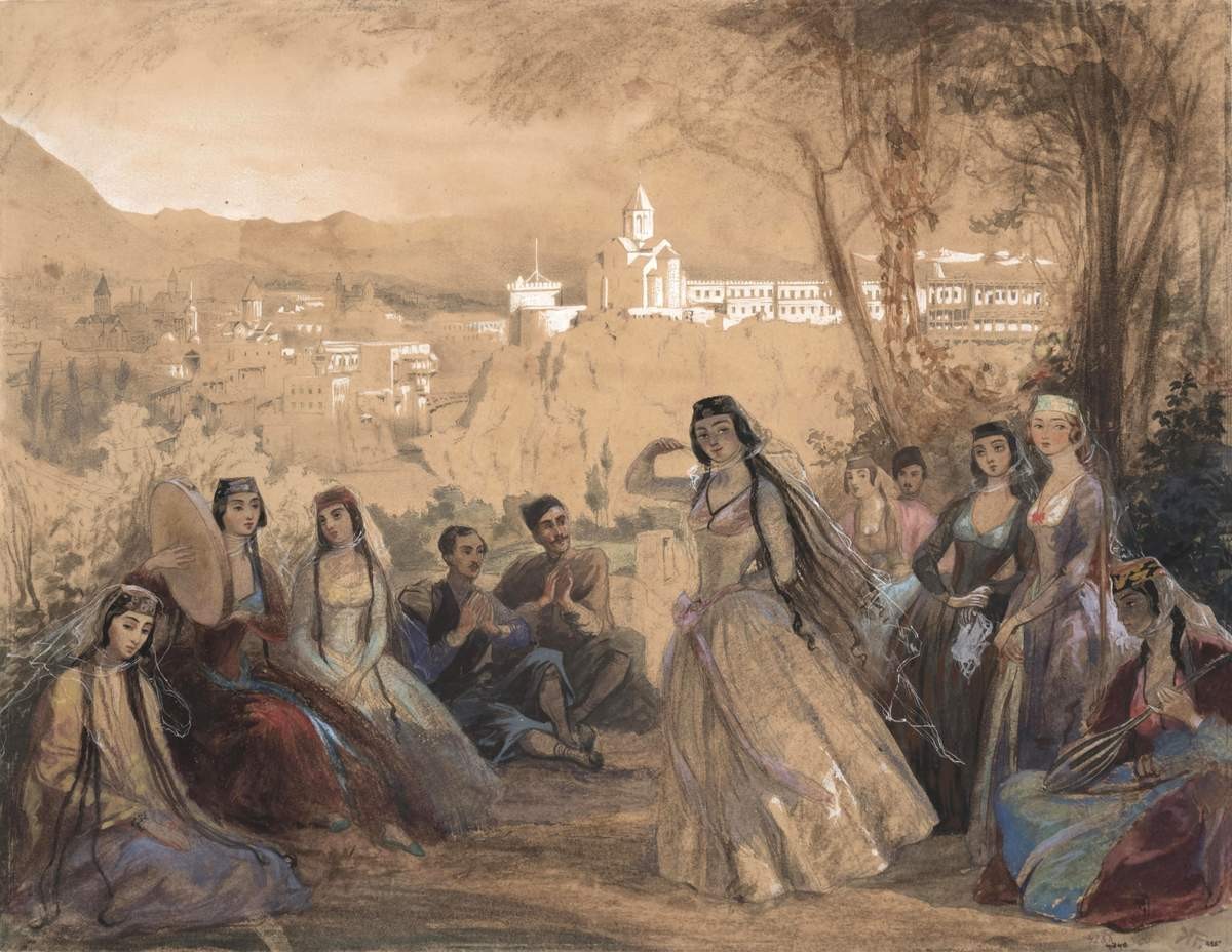 Лезгинка, Grigory Gagarin, between 1840 and 1847
