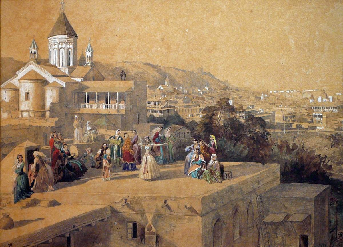 На Тифлисских террасах, Grigory Gagarin, between 1840 and 1847