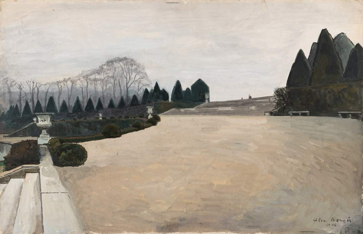 Версальский парк осенью, Alexandre Benois, 1906