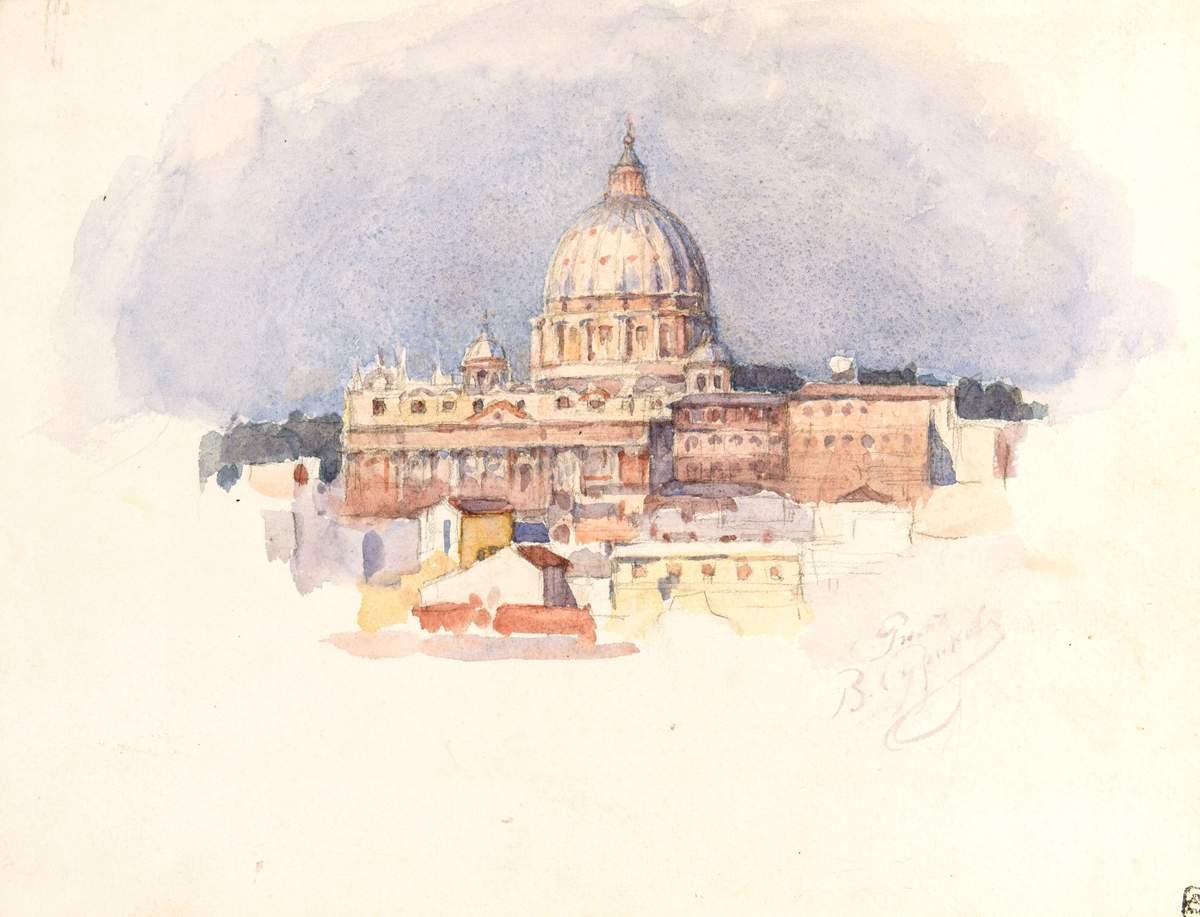 Собор Св. Петра в Риме, Vasily Surikov, 1884