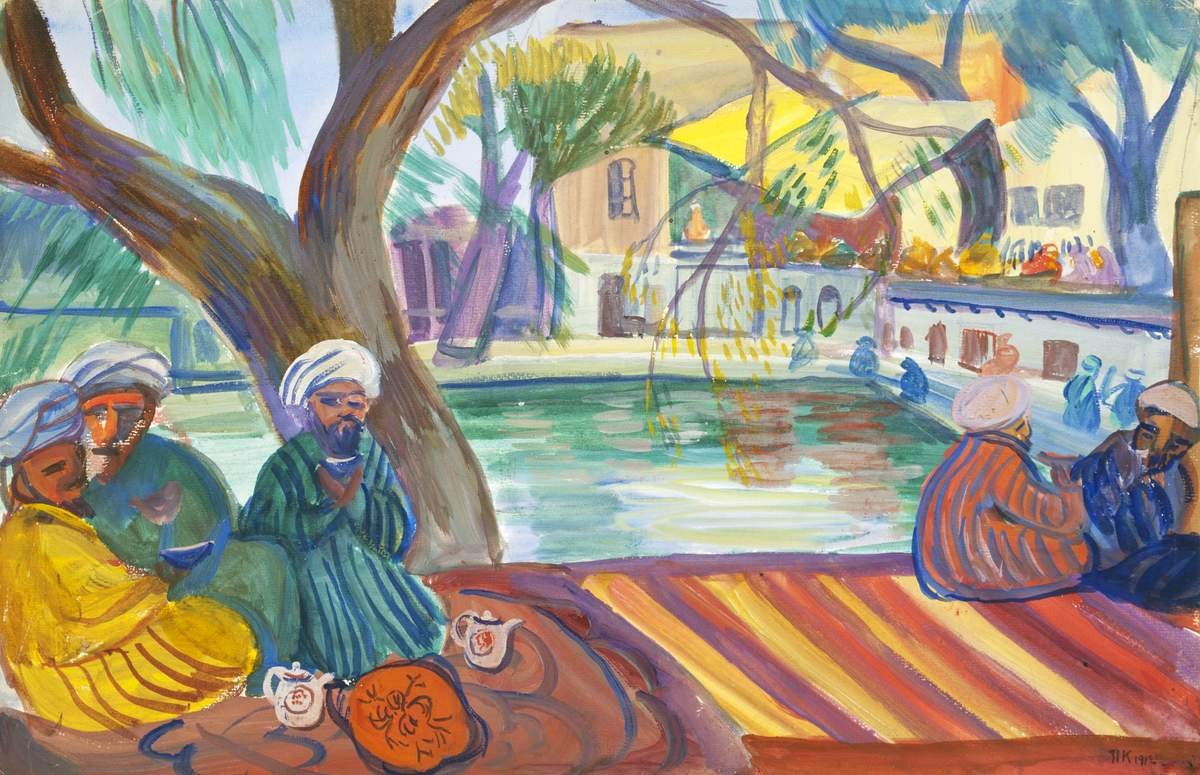 Чайхана, Pavel Kuznetsov, 1912