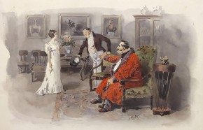 Знакомство Чичикова с дочерью генерала Бетрищева