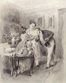 Знакомство Чичикова с женой Манилова