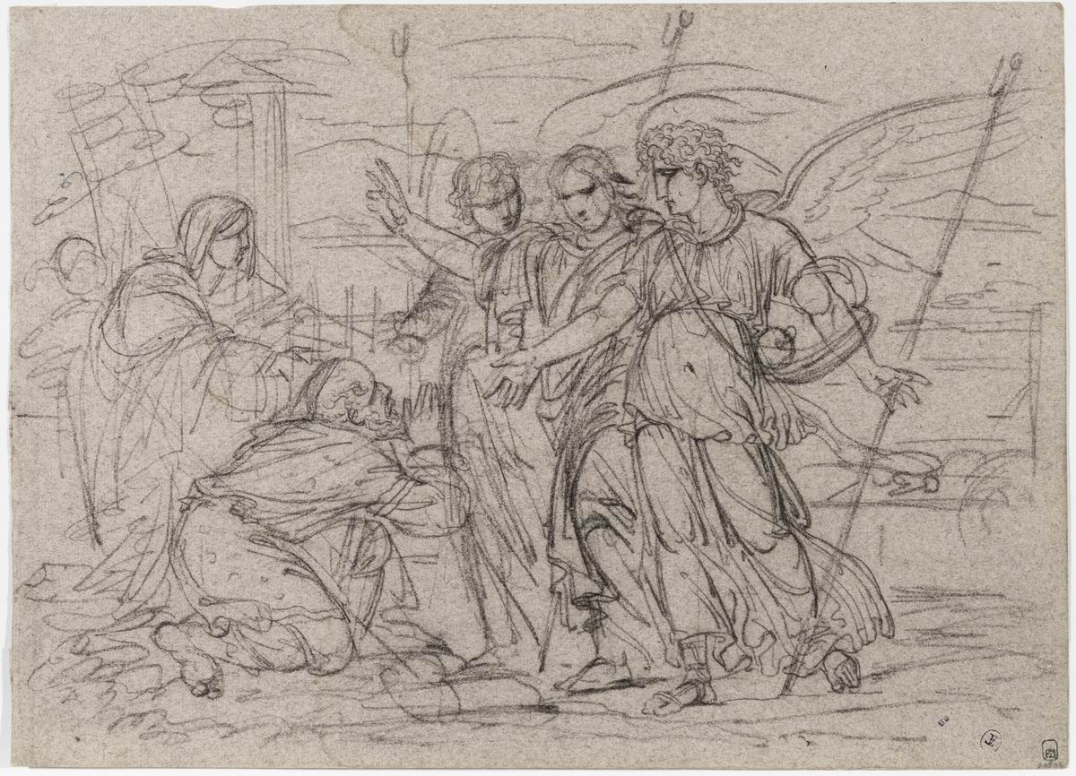 Явление трех ангелов Аврааму и Сарре, Aleksey Yegorov, 1803–1806