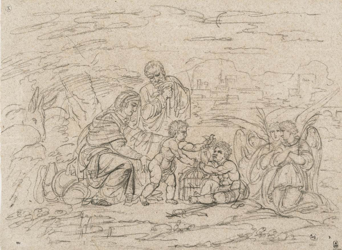 Отдых на пути в Египет, Aleksey Yegorov, 1803–1806