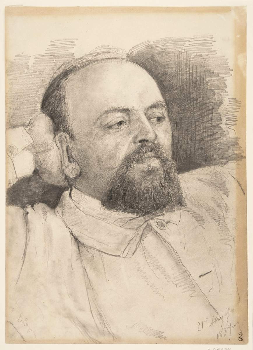 Портрет С. И. Мамонтова, Valentin Serov, 1879