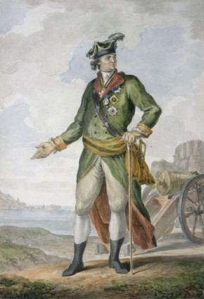 Портрет генерал-фельдмаршала светлейшего князя Г. А. Потемкина-Таврического при взятии Очакова 6 декабря 1788 года