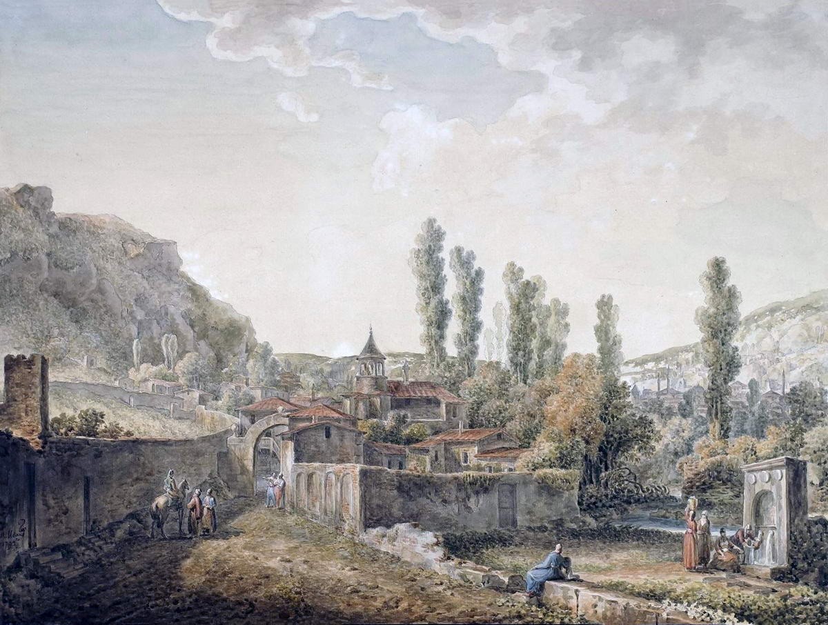 Въезд в Бахчисарай, Mikhail Ivanov, 1792