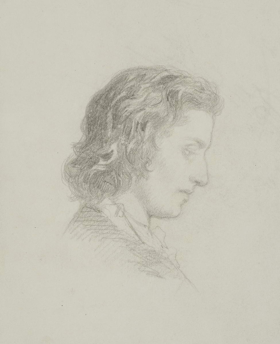 Портрет жены художника Анны Петровны Ге, рожд. Забелы, Nikolai Ge, second half of the 19th century