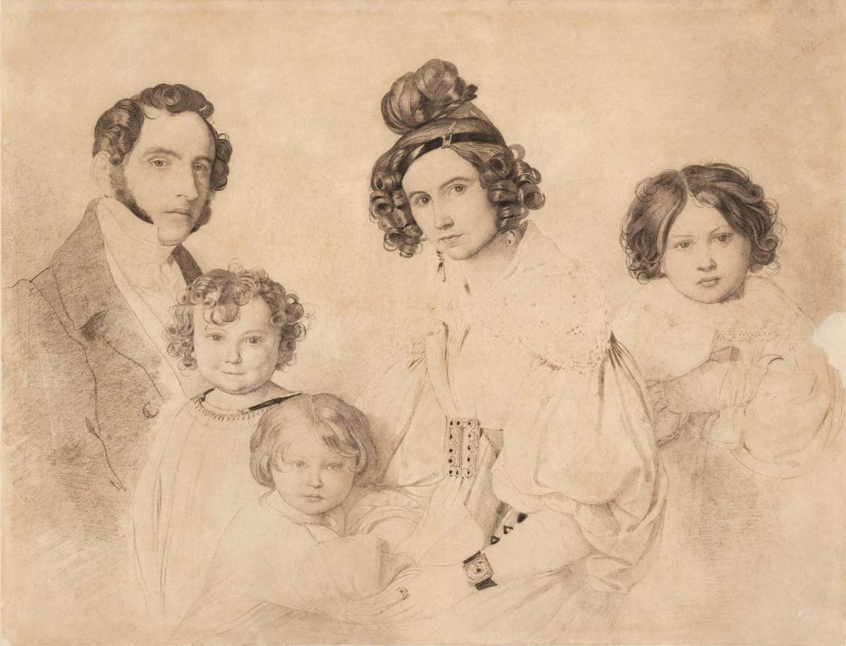 Семейный портрет, Fedor Antonovich Bruni, 1839