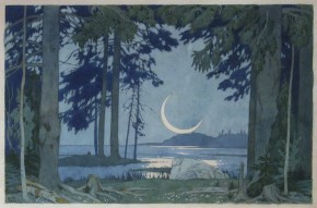 Ночь на берегу Ильмень-озера