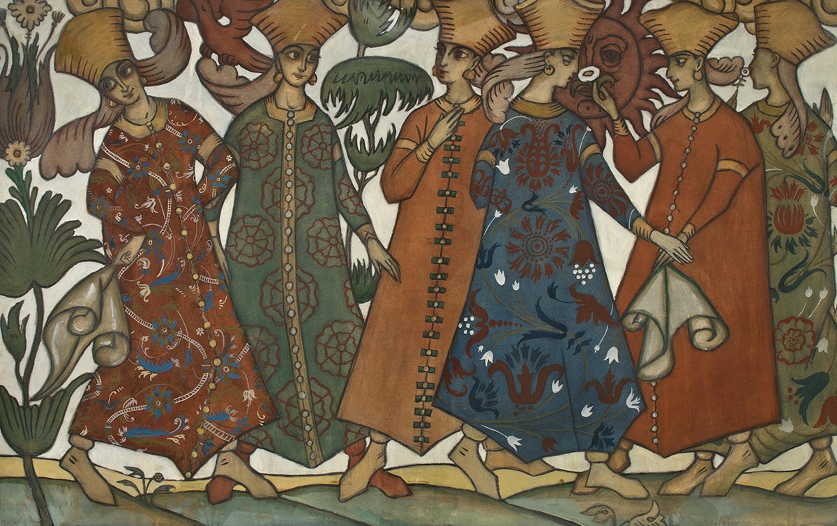 Девицы, Dmitri Stelletsky, 1906