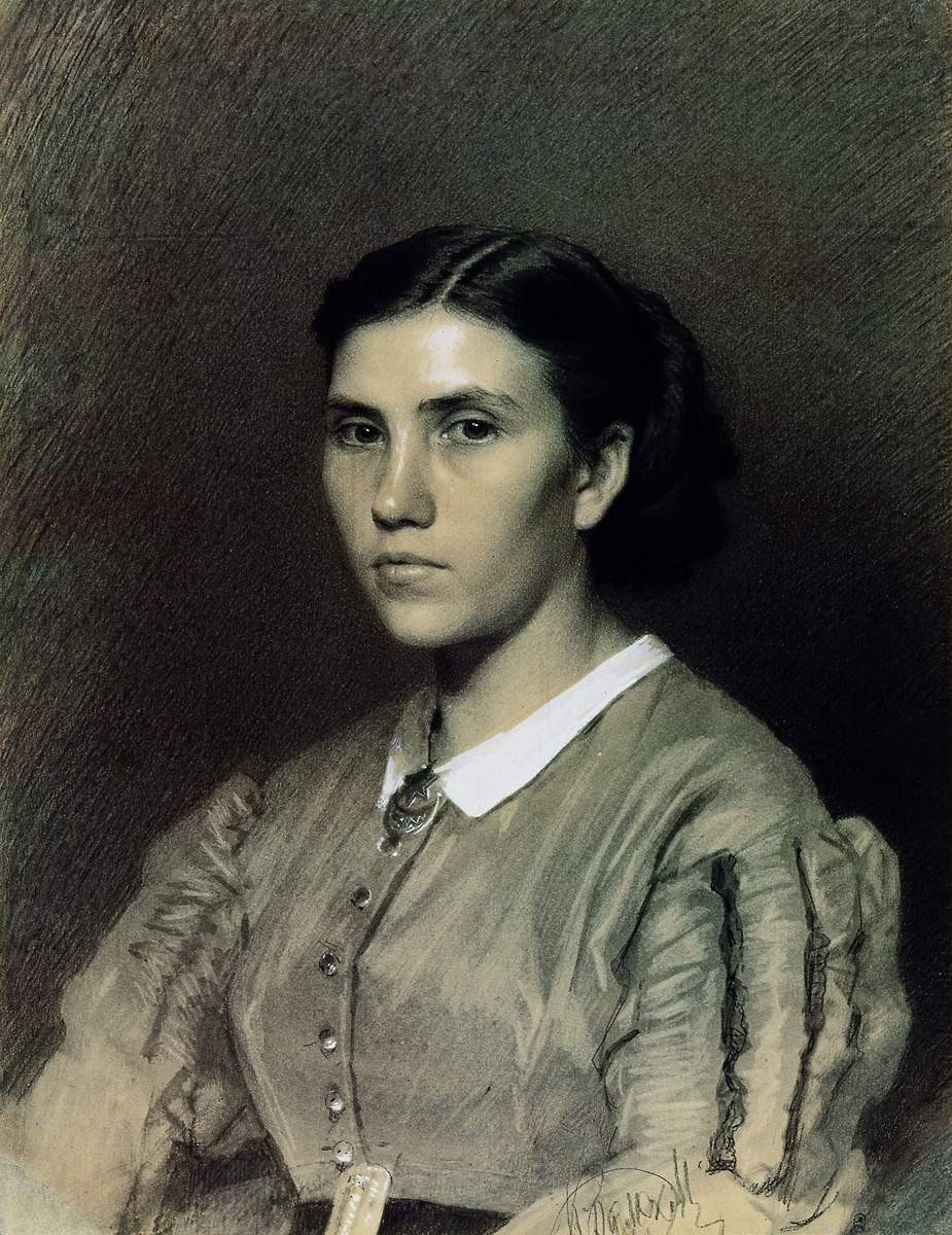 Портрет Н. В. Дмитриевой, Ivan Kramskoi, 1866