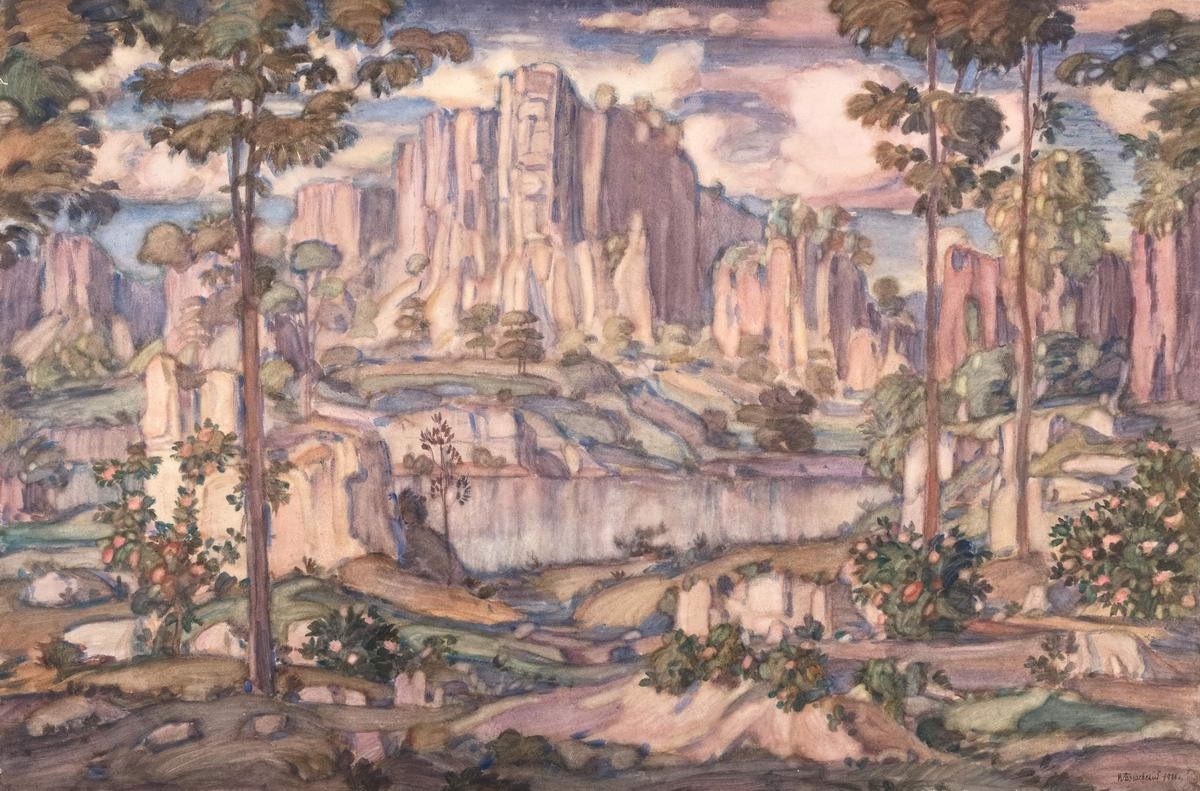 Утро, Konstantin Bogaevsky, 1911