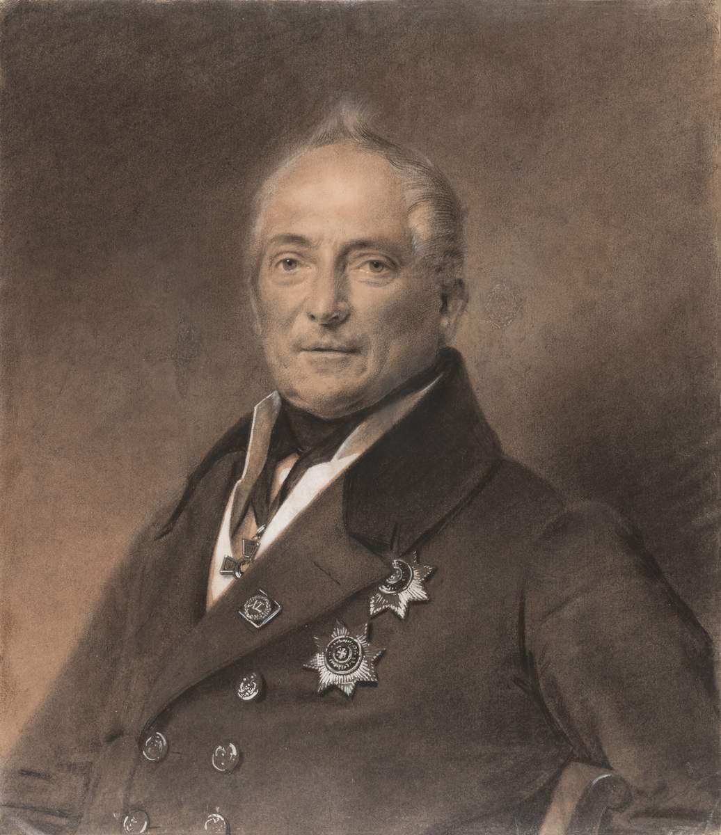 Портрет П. Я. Убри, Franz Krüger, no earlier than 1839