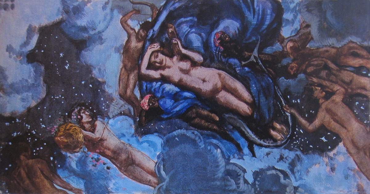 Носовский плафон, Eugene Lanceray, 1911
