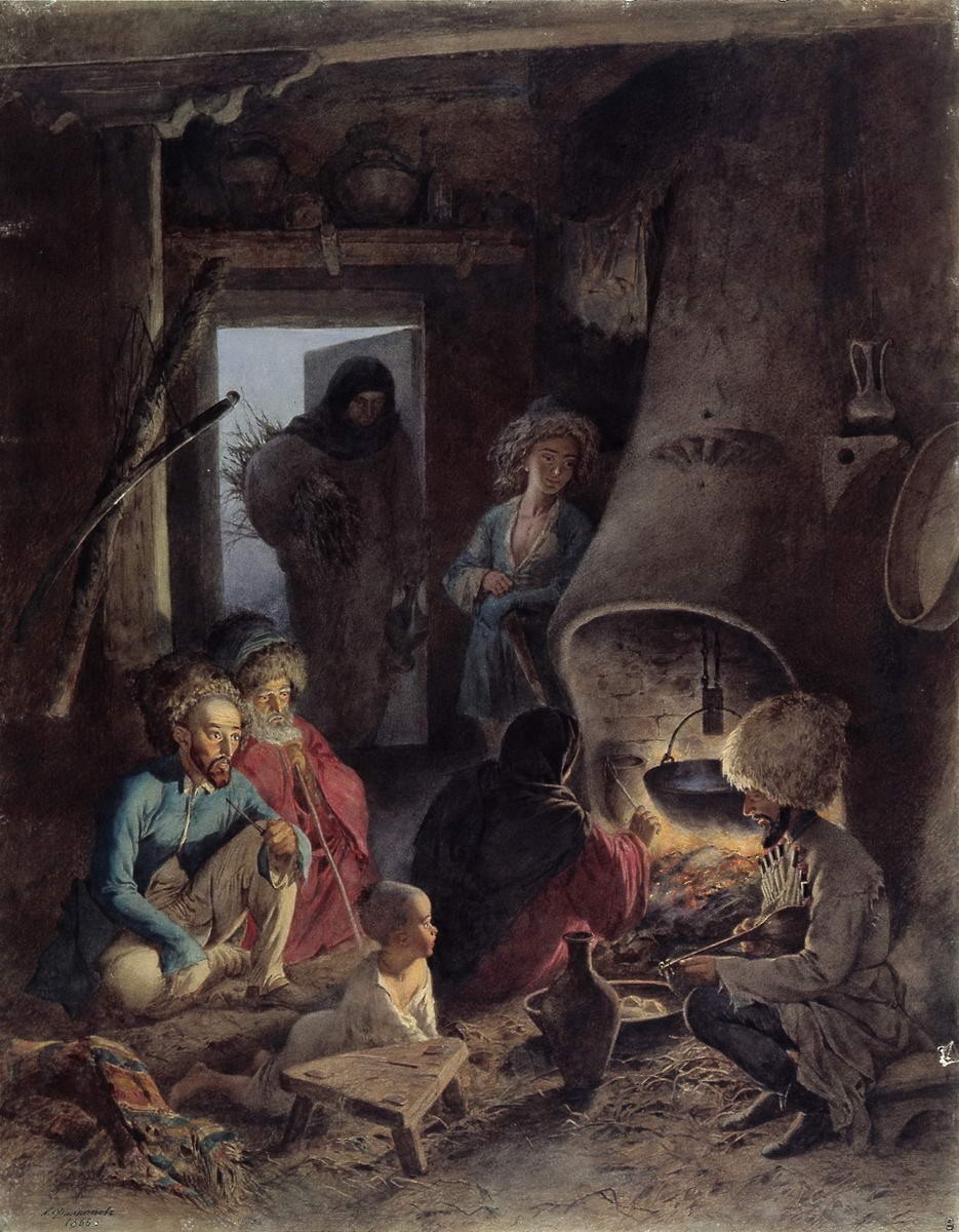 В сакле, Konstantin Filippov, 1866