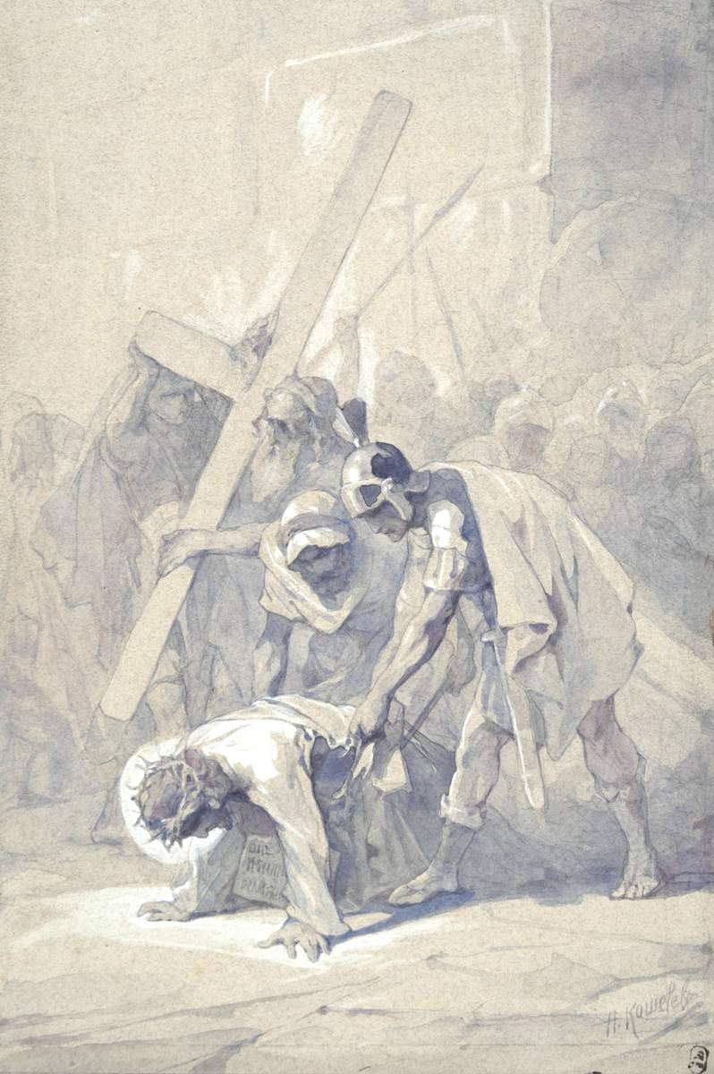 Шествие Христа на Голгофу (Несение креста), Nikolay Koshelev, 1890s (?)