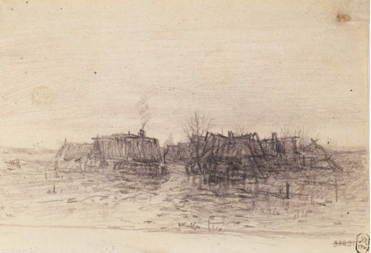 Забытая деревня, Arkhip Kuindzhi, 1874