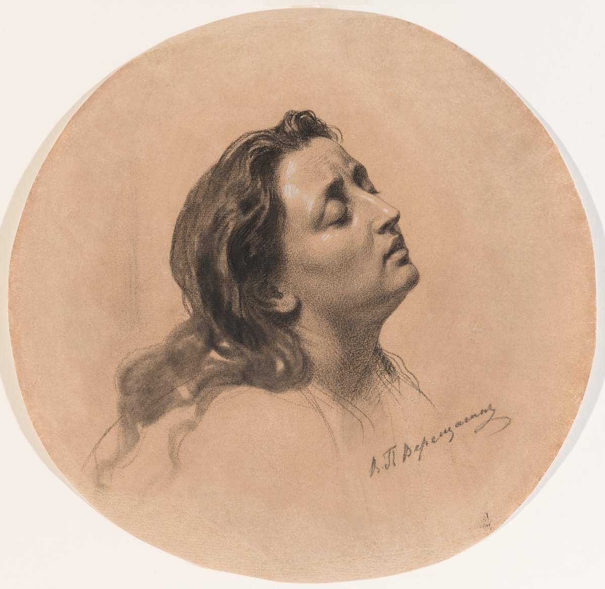 Голова женщины, Vasily Vereshchagin, 1864