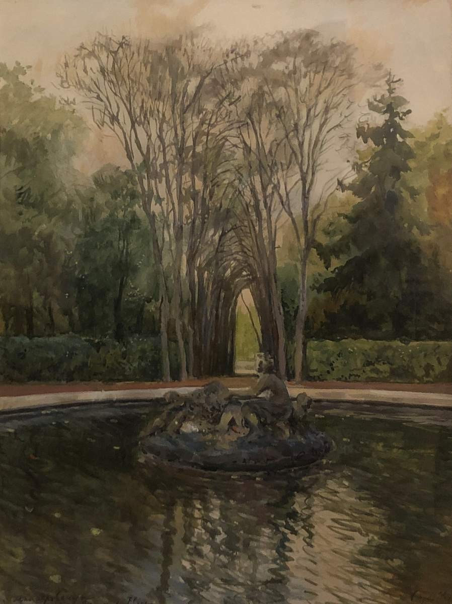 Фонтан «Флора». Версаль, Alexandre Benois, 1900s