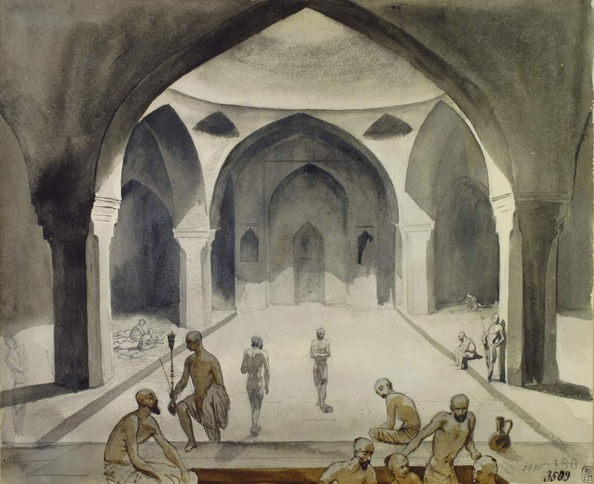 Бани в Шемахе, Grigory Gagarin, 1842