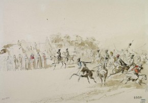 Встреча хлебом-солью князя Гагарина в одном из селений Армении