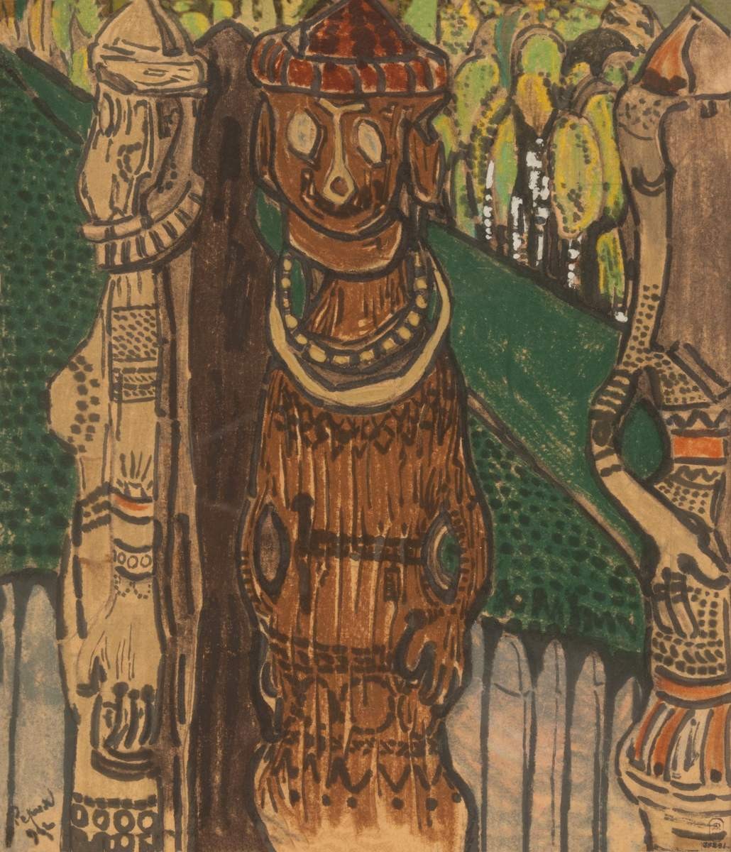 Идолы, Nicholas Roerich, 1902