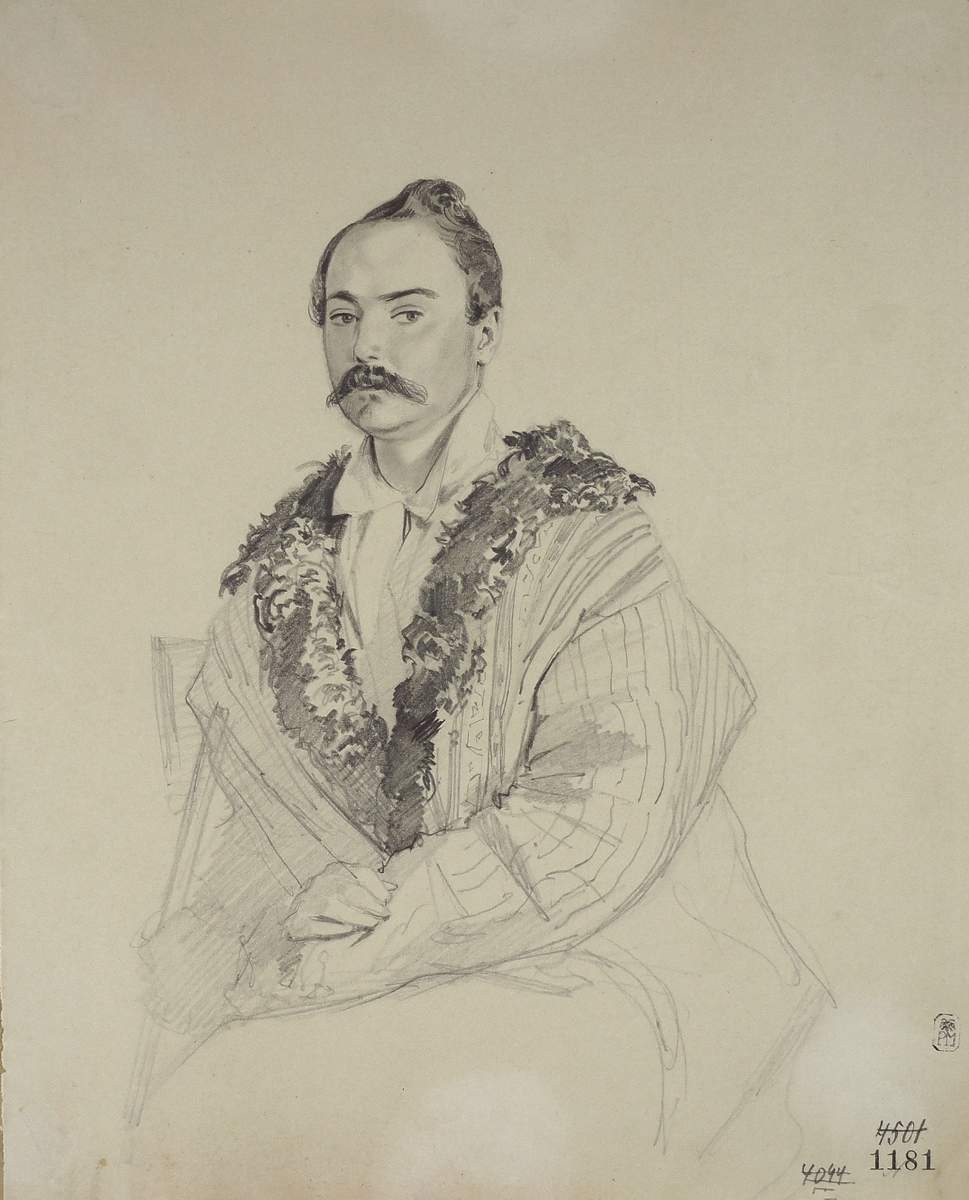 Портрет Ивана Яковлевича Евреинова (1812–1855), Grigory Gagarin, 1840–1842