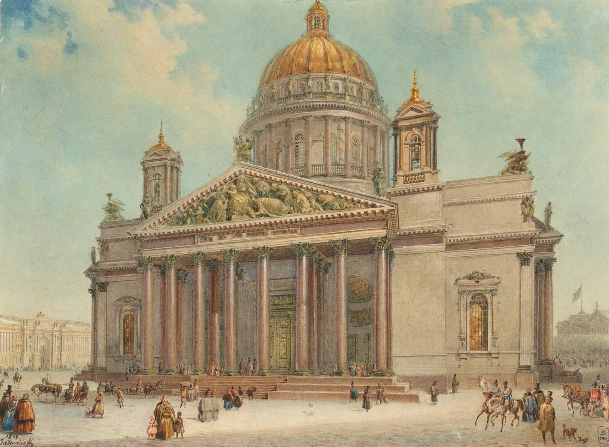 Исаакиевский собор, Vasily Sadovnikov, 1848