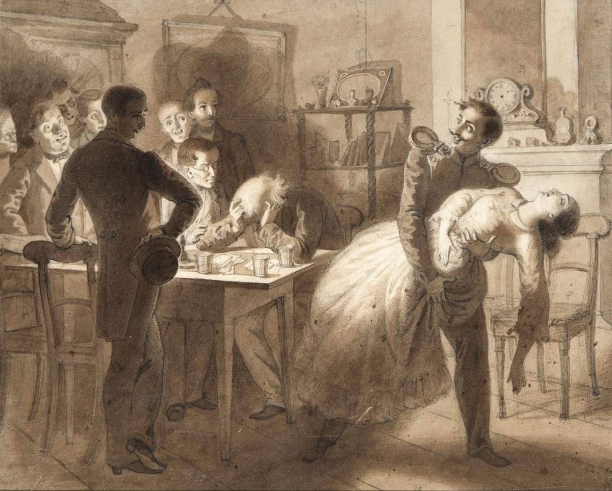 Иллюстрация к поэме М. Ю. Лермонтова «Казначейша», Konstantin Flavitsky, 1862 (?)