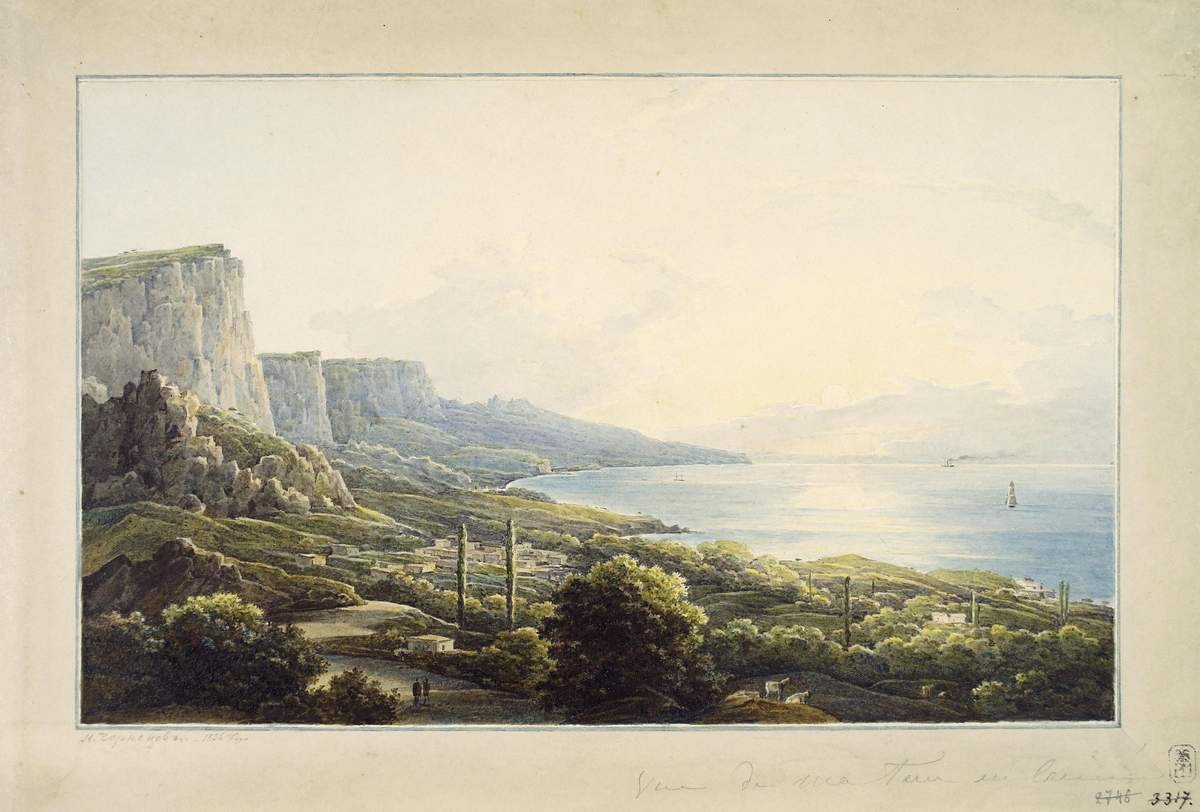 Крым. Общий вид Фороса, Nikanor Chernetsov, 1836