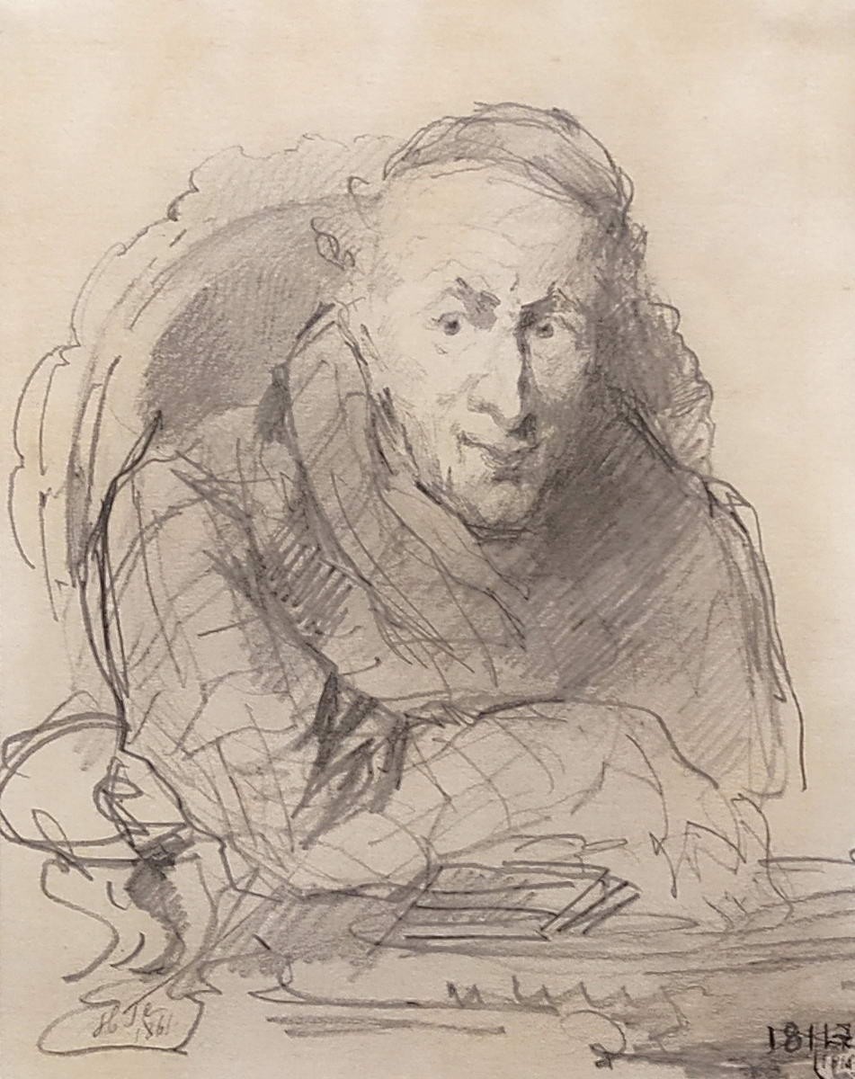 Портрет артиста В. В. Самойлова, Nikolai Ge, 1861