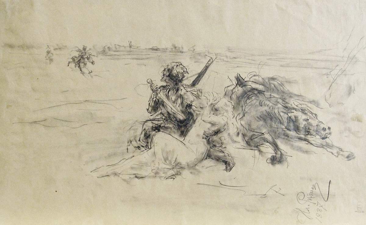Похищение Бэлы, Ilya Repin, 1887