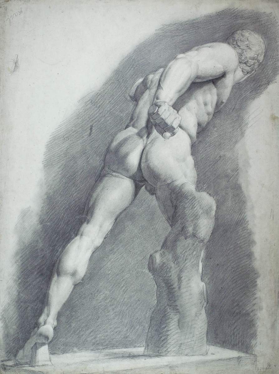 Боргезский боец, Karl Bryullov, 1816–1817