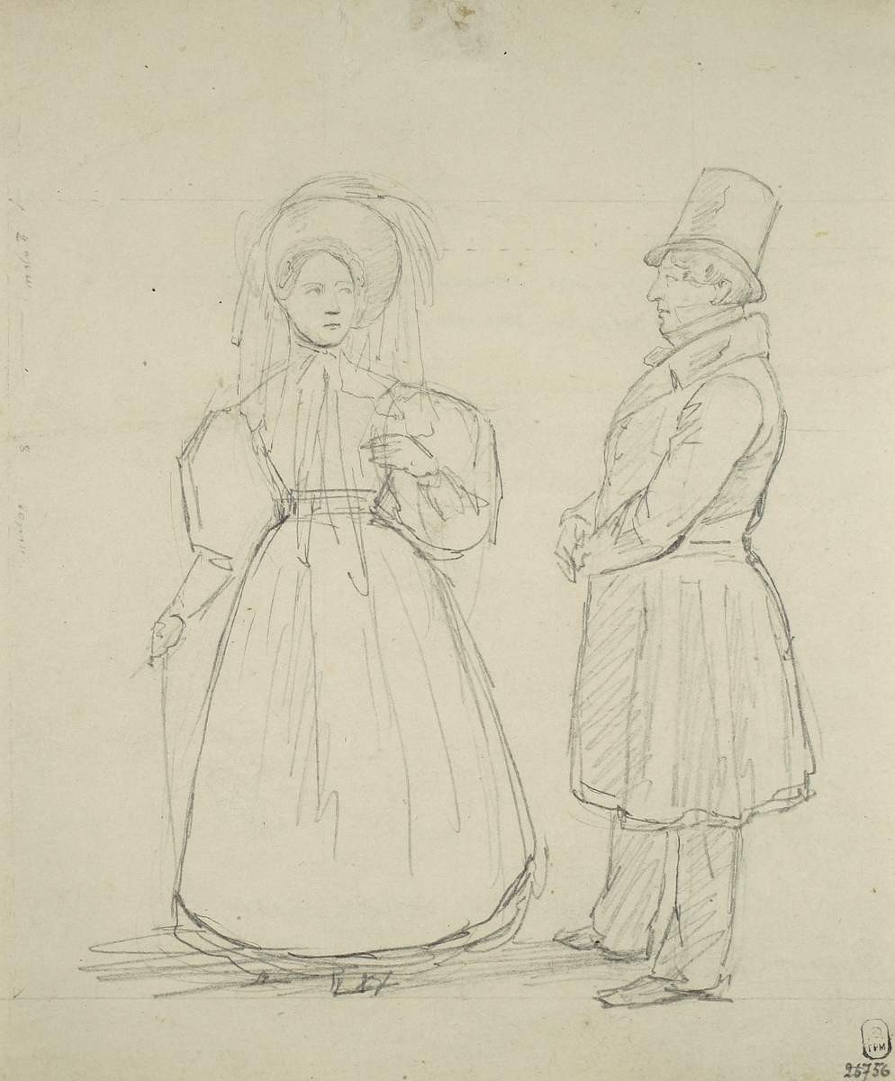 Граф М. Ю. Виельгорский и М. Т. Пашкова, Grigory Chernetsov, 1835