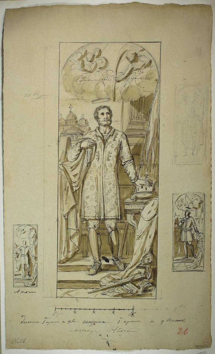 Образ Александра Невского, Aleksey Yegorov, late 1820s